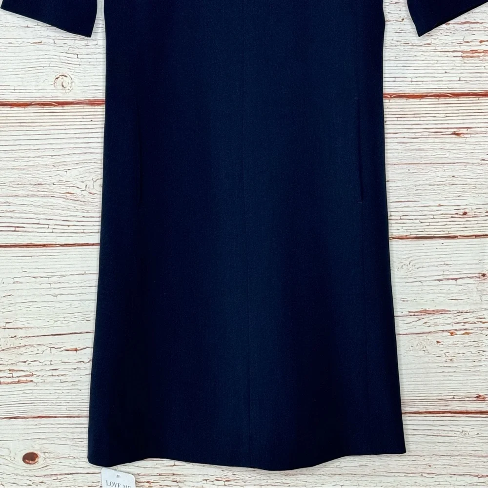 NWT MM LaFleur The Emily Dress - WonderTex in Galaxy Blue Sz 0 - Picture 11 of 16